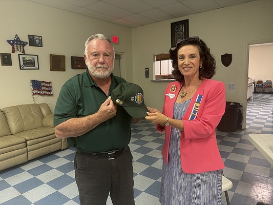Honorary Partner ceremony for NC VVA Chapter 124 by members of the NC Edward Buncombe Chapter NSDAR.